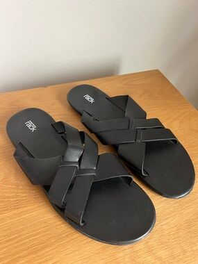 Nordstrom Rack Men’s Leather Slides Size 12 M